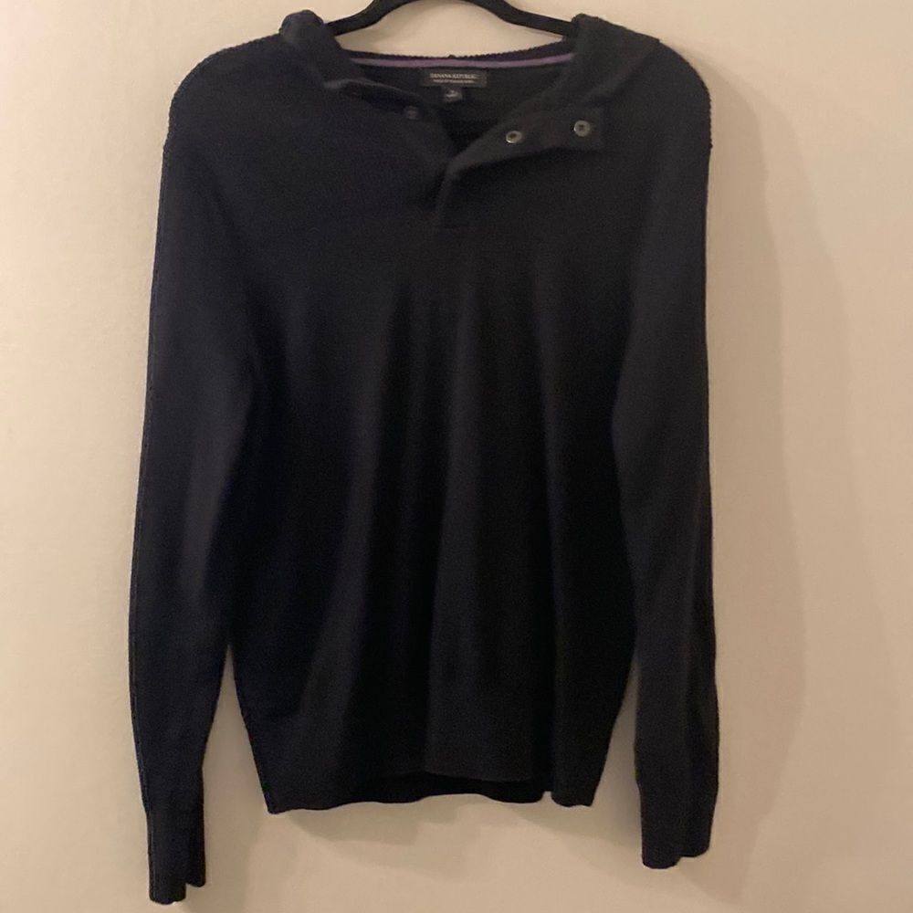 Men’s Banana Republic Hooded Merino Wool Sweater